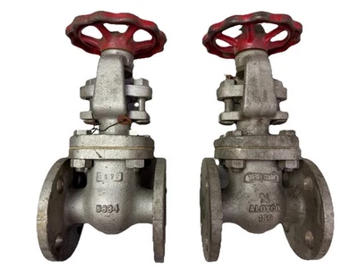 ALOYCO 3/4" STAINLESS STEEL FLANGED GATE VALVE CLASS 150 117S X2 2c - Image 1 of 4