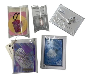 BOHO Conjunto de Regalo Artístico Pendientes Cuaderno Tarjetas Collar Ángel Colgante Hecho a Mano - Imagen 1 de 8