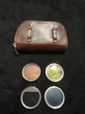 *MINT* Ceneiplan 29.5  4 Pc Filter Set, Yellow, Orange, Blue, Clear, Orig Case - Image 1 of 4