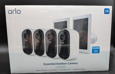 Arlo Wireless 2K HDR Essential 2nd Generation Outdoor Security Cameras, 4pk. - Image 1 of 4