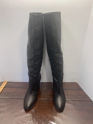 Botas Vince Vero Cuoio Hasta la Rodilla Punta Tacón Alto Talla: US-9.5M (X140) Foto 1 de 4