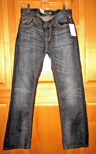 NWT Seven7 Jeans Men’s 30x30 Straight Fit Blue Dark Denim Button Pockets Cotton - Picture 1 of 17