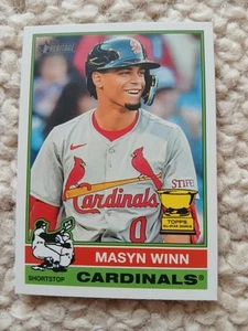 Topps Heritage 2025 #103 Masyn Winn St Louis Cardinals Gold Cup Card - Bild 1 von 2