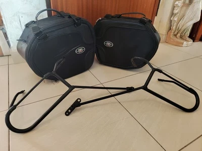 Coppia Borse Laterali Bags And Bike Semirigide Più Telai Per Ducati Hhypermotard Foto 1 de 4