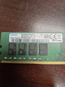 Samsung 16GB DDR4 PC4-2400t 2Rx8 UDIMM Memory RAM - Picture 1 of 3