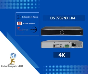 Hikvision NVR 32ch DS-7732NXI-K4 4K AcuSense 12MP No PoE H.265+ - Bild 1 von 2