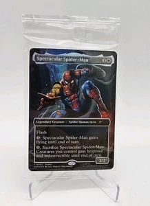 Magic The Gathering MTG Marvel Legends Spectacular Spider-Man Promo Card Sealed - Bild 1 von 8