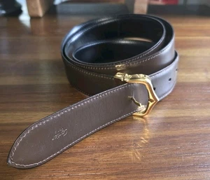 Cartier Gürtel Leder Braun Herren Gebraucht - Bild 1 von 7