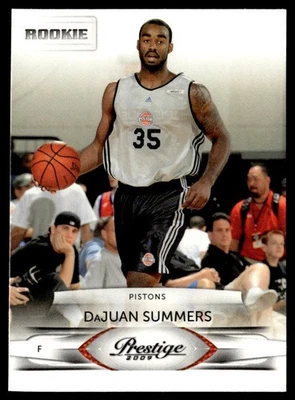 2009-10 Panini Prestige DaJuan Summers Rookie Detroit Pistons #234 - Image 1 of 2