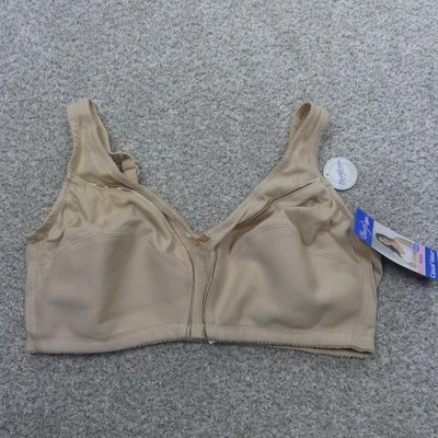 Sutiã feminino Bestform 40D bege algodão sem fio - Imagem 1 de 4