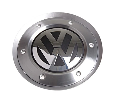 Vag Hupkappe Chromglänzend Für Volkswagen Passat Phaeton 2003 2005 Original 3D - Bild 1 von 4