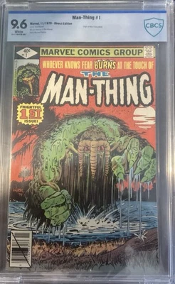 MAN-THING #1 CBCS 9,6 PÁGINAS BLANCAS MARVEL COMICS 1979 Foto 1 de 2