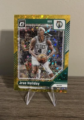 2024-25 Panini Donruss Optic Jrue Holiday #41 Gold Fast Break Disco /10 - Imagem 1 de 3