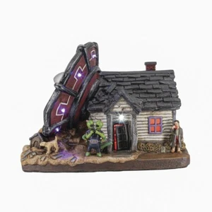 8" LED Espeluznante Barco Alienígena Zona Sin Aterrizaje Mesa Halloween Pueblo Decoración - Imagen 1 de 6
