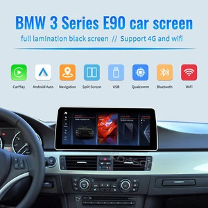 Android13 Autoradio Carplay Upgrade schermo auto 12,3 pollici per BMW Serie 3 E90 E91 - Foto 1 di 8