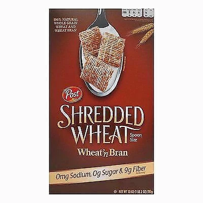 Post Shredded Wheat and Bran Cereal 18 Oz