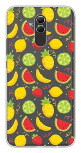 Coque en silicone imprimée compatible Huawei Mate 20 Lite Fruits tropicaux - Picture 1 of 3