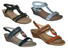 ladies cushion walk sandals uk
