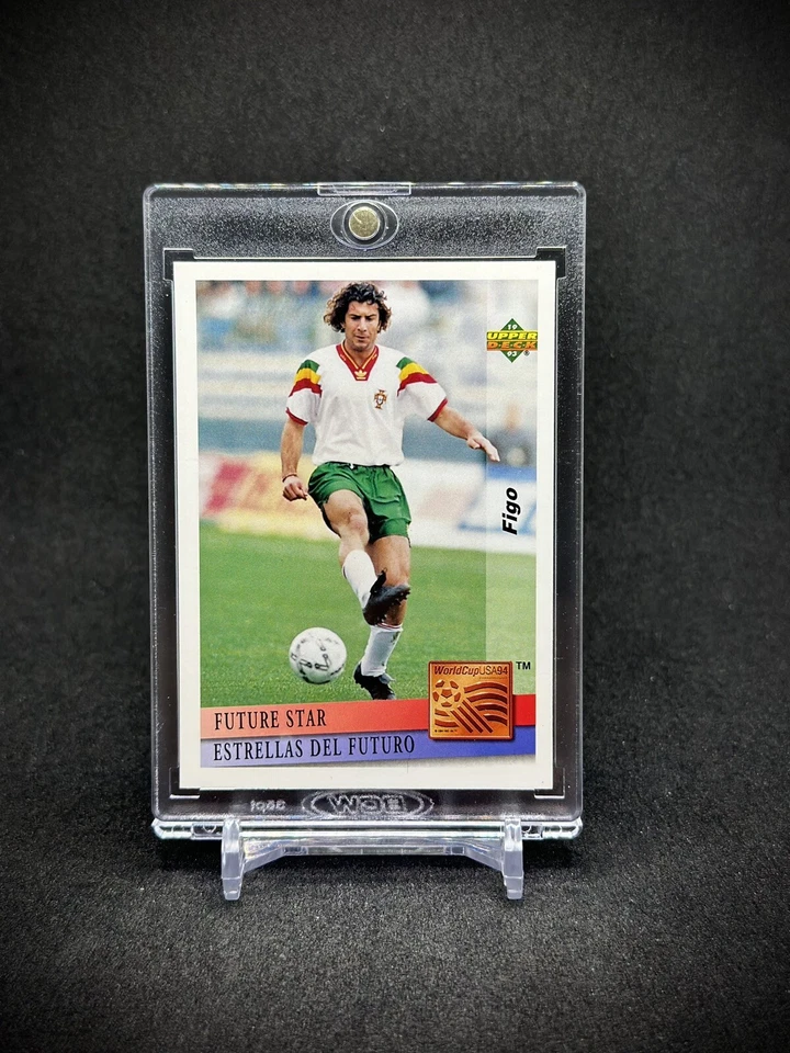 Luis Figo Novato 1993 Cubierta Superior Mundial 94 Futuras Estrellas Portugal Foto 1 de 2