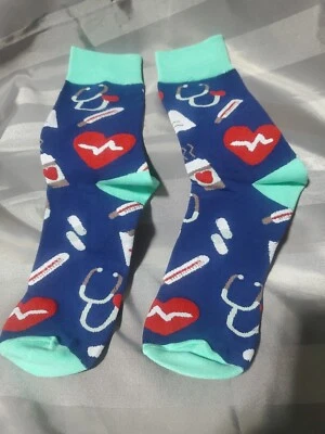 Novelty socks for doctors and nurses - Image 1 of 3