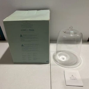 Candelabro de repuesto de vidrio con clavija de huracán transparente para villa rústica PartyLite P8922 - Imagen 1 de 8