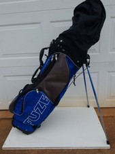 Ogio Fuze Golf Bag w/Stand. Blue/Black.lot of Compartments.Rain cover. Back belt