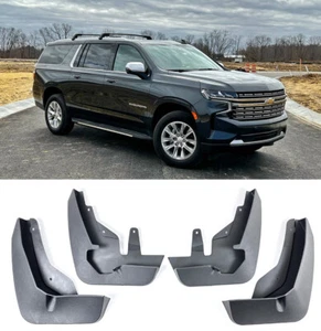 Front Rear OE Fitment Splash Mud Guards Flaps Kit For 21-Up Chevy Suburban Tahoe - Bild 1 von 5