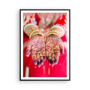 Wandbilder 70x100cm Poster Hände orientalisch Muster Bilder Art Wanddeko - Bild 1 von 10