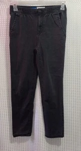 Old Navy Kid Boys Chino Built-In Flex Taper Pants Size XL 14-16 Dark Gray - Picture 1 of 5