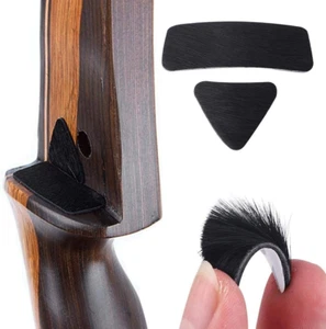 Tiro con l'arco Freccia Ripiano Adesivo + Piastra per Arco Piatto, 2pz Piastra Silenziosa in Pelle  - Foto 1 di 12