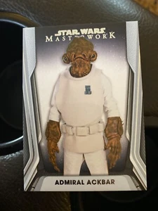 2021 Topps Star Wars Masterwork Base #2 Admiral Ackbar - Picture 1 of 2