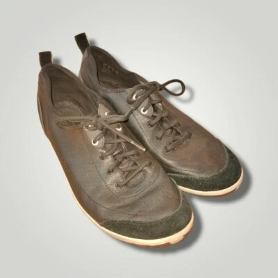 Tenis Clarks Privo para mujer de cuero negro con cordones talla 8,5 Foto 1 de 4