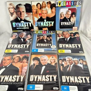 DYNASTY Complete Series DVD 58 Discs Seasons 1-9 Reg 4 Joan Collins 80s Soap - Picture 1 of 12