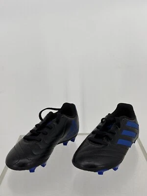 Adidas Goletto VII FG Soccer Cleats Junior 11 Black Royal Blue FV2894 - Image 1 of 4