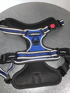 Rabbitgoo Dog Harness Blue (S LG) No Pull With 2 Leash Clips ORANGE / REFLECTIVE - Picture 1 of 5