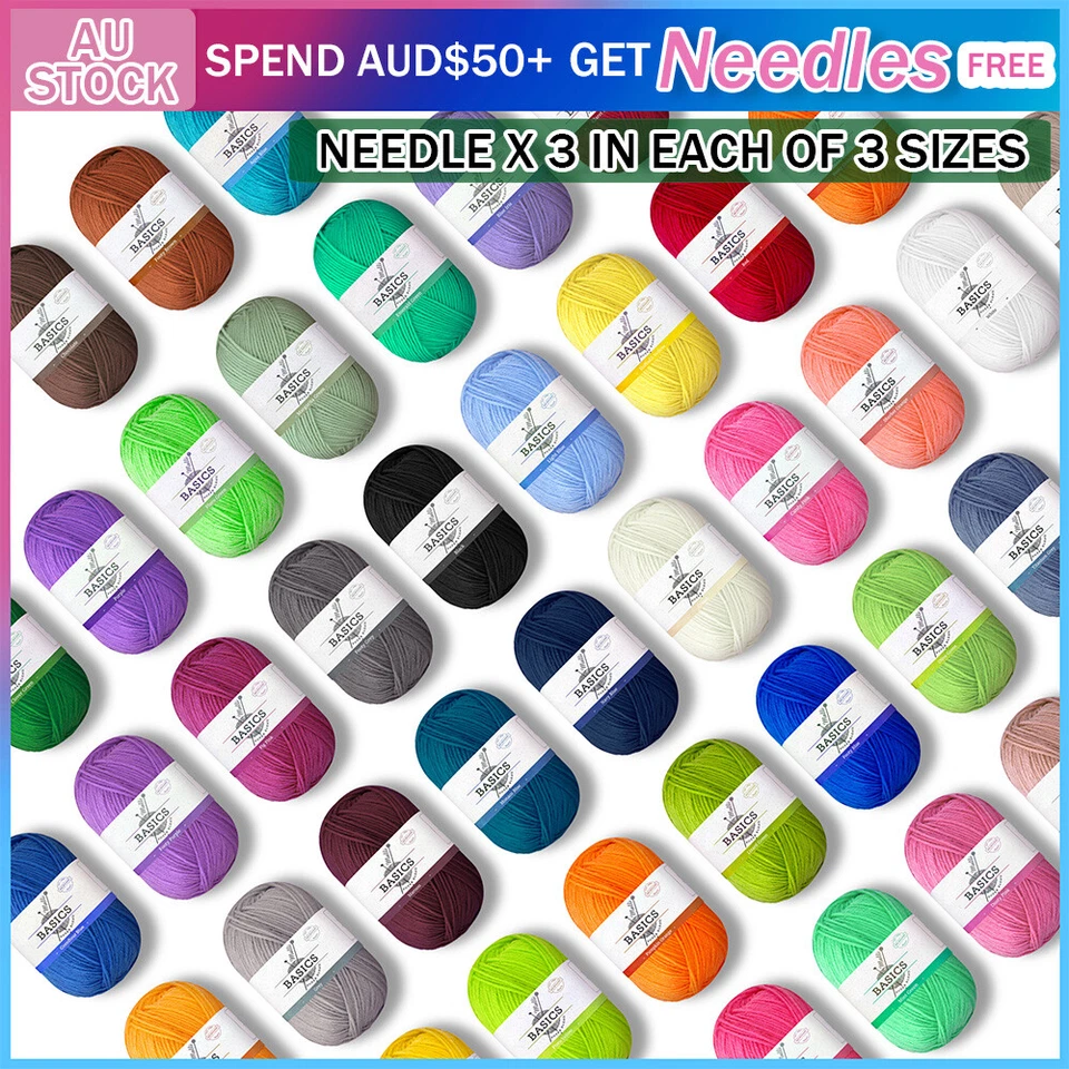 New ！！100g Malli Knitting Yarn 4/8 ply Acrylic Crochet Craft  Soft Thread Ball - image 1 of 2