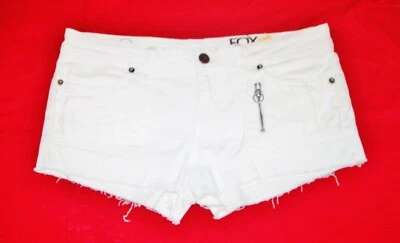 PANTALONES CORTOS "RAROS" FOX MOTO SEXY TIRO BAJO ESTILO CORTE LOGO BLANCO ELÁSTICO 28/07 Foto 1 de 4