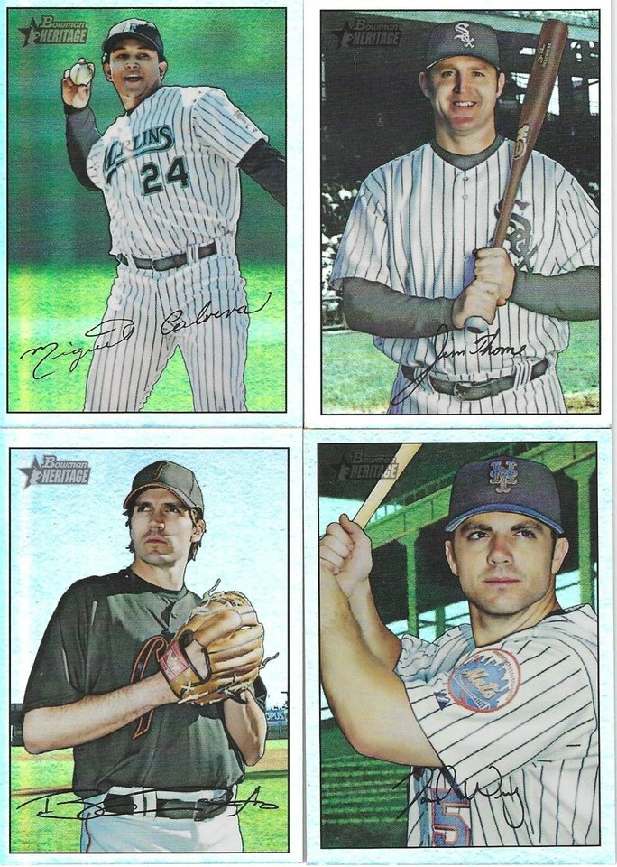 2007 Bowman Heritage Baseball - RAINBOW FOIL - Pick & Choose - Fill Ur Set! - Image 1 of 1