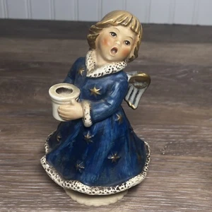 Figura musical vela ángel azul Hummel Goebel 42-328 15 cm 1966 #A30 - Imagen 1 de 8