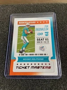 2020 Rookies and Stars Tua Tagovailoa Rookie Ticket Masters Red Foil Rc - Picture 1 of 2