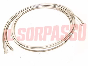 ANIMA PROFILO PLASTICA CROMATO GUARNIZIONI VETRI LATERALI FISSI FIAT 850 SPECIAL - Imagen 1 de 1