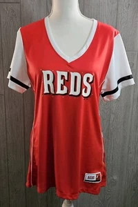 Cincinnati Reds Baseball Majestic Fan Fashion Jersey Top Shirt Womens XL - Bild 1 von 8