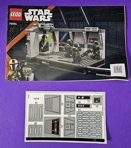 Lego Star Wars Decals Stickers Sheet and Instruction Manual 75324 Dark Troopers - Picture 1 of 5