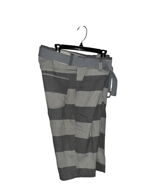 Levi's Cargo Shorts Teens Size 18 Multicolored Striped Cotton Regular Belted - Image 1 of 4