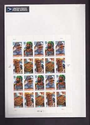 Scott #3086A FOLK HEROES (Pecos Bill) Sheet of 20 Stamps - Sealed White - Image 1 of 2