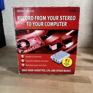 Xitel Inport Deluxe Stereo To PC Recording Kit New in Sealed Package - Picture 1 of 6