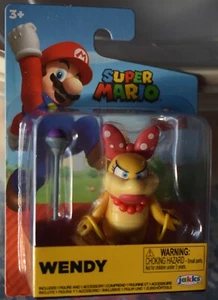 Figura Jakks Super Mario WENDY 2.5" Pulgadas World of Nintendo 2022 NUEVO - Imagen 1 de 5