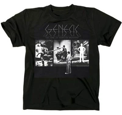 Camiseta GENESIS LAMB LIE DOWN ON BROADWAY NY MÚSICA BANDA DE ROCK CLÁSSICO P-XL - Imagem 1 de 3