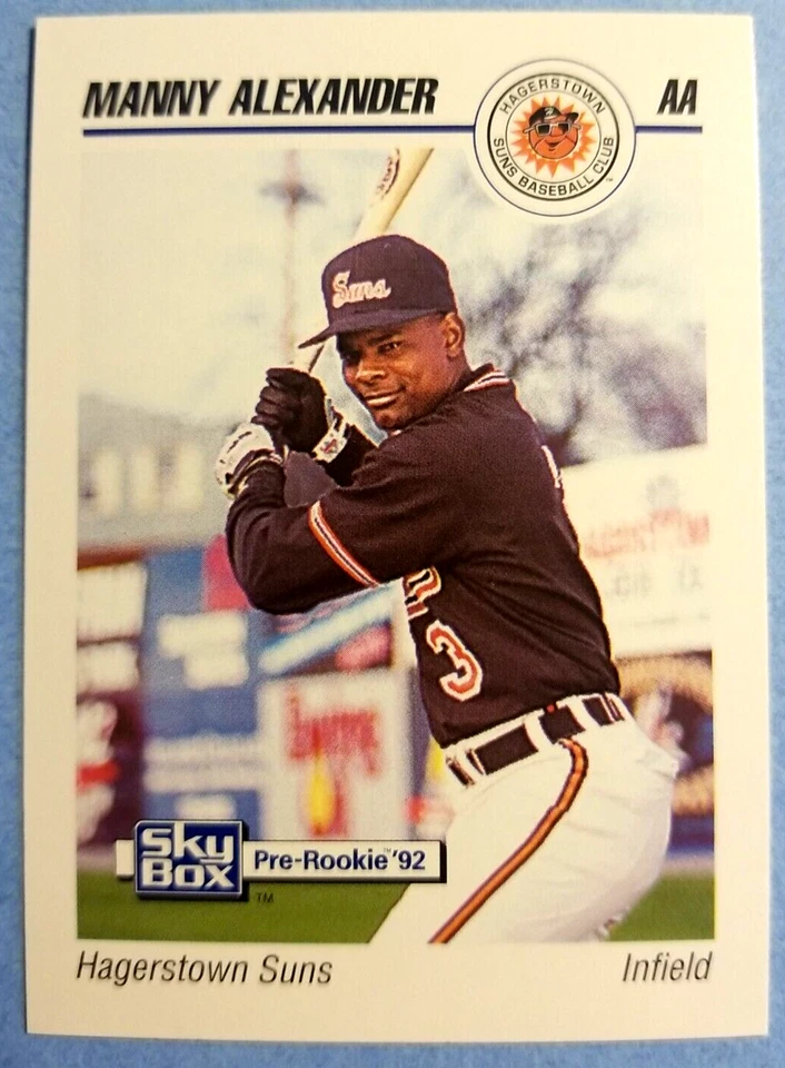 Manny Alexander Hagerstown Suns 1992 Skybox Minor League #251 Baseball Card - Image 1 of 2
