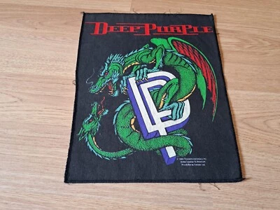 Deep Purple "The Battle Rages on" 1993 Official Vintage Back Patch AC/DC Kiss - Imagen 1 de 3